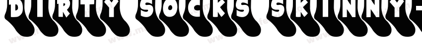 DIRTY SOCKS SKINNY字体转换